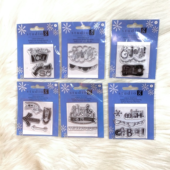 Studio G Other - {3/$25} STAMPS clear cling NEW Arts & crafting DIY